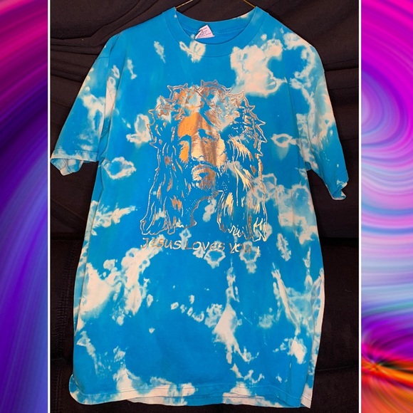 Gear For Sports | Shirts | Jesus Loves You Yeezy Style Earth Tie Dye ...
